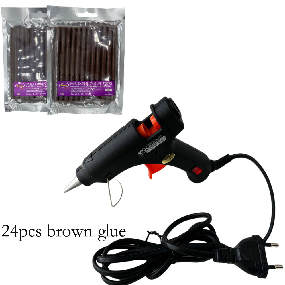 Glue Gun Hair - Pistolet do kleju na gorąco DIY,