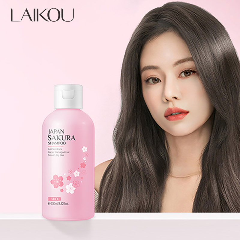 Hair Care Korean Products - LAIKOU japonia Sakura szampon naprawa zniszczone