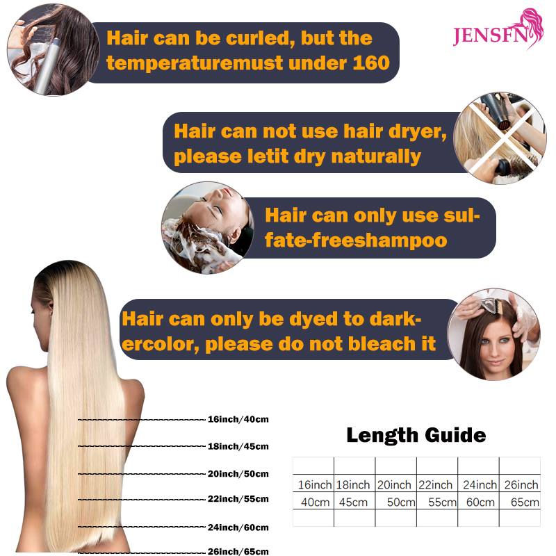 JENSFN Doczepiane włosy na wsu – Hair Care Tips recenzja i cena