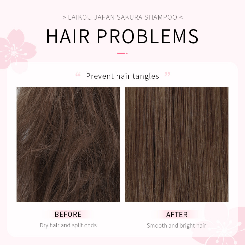 LAIKOU japonia Sakura szampon  – Hair Care Korean Products recenzja i cena
