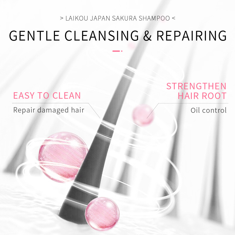 LAIKOU japonia Sakura szampon  – Hair Care Korean Products recenzja i cena